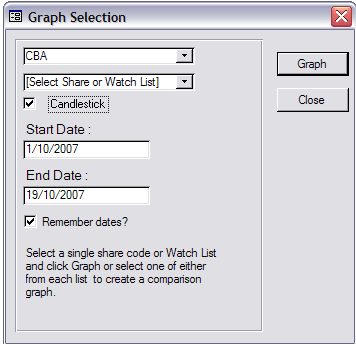 Graph Selection Window picture